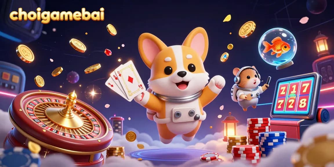 Engage in thrilling gaming adventures with choigamebai, featuring 3D characters in a vibrant casino atmosphere.