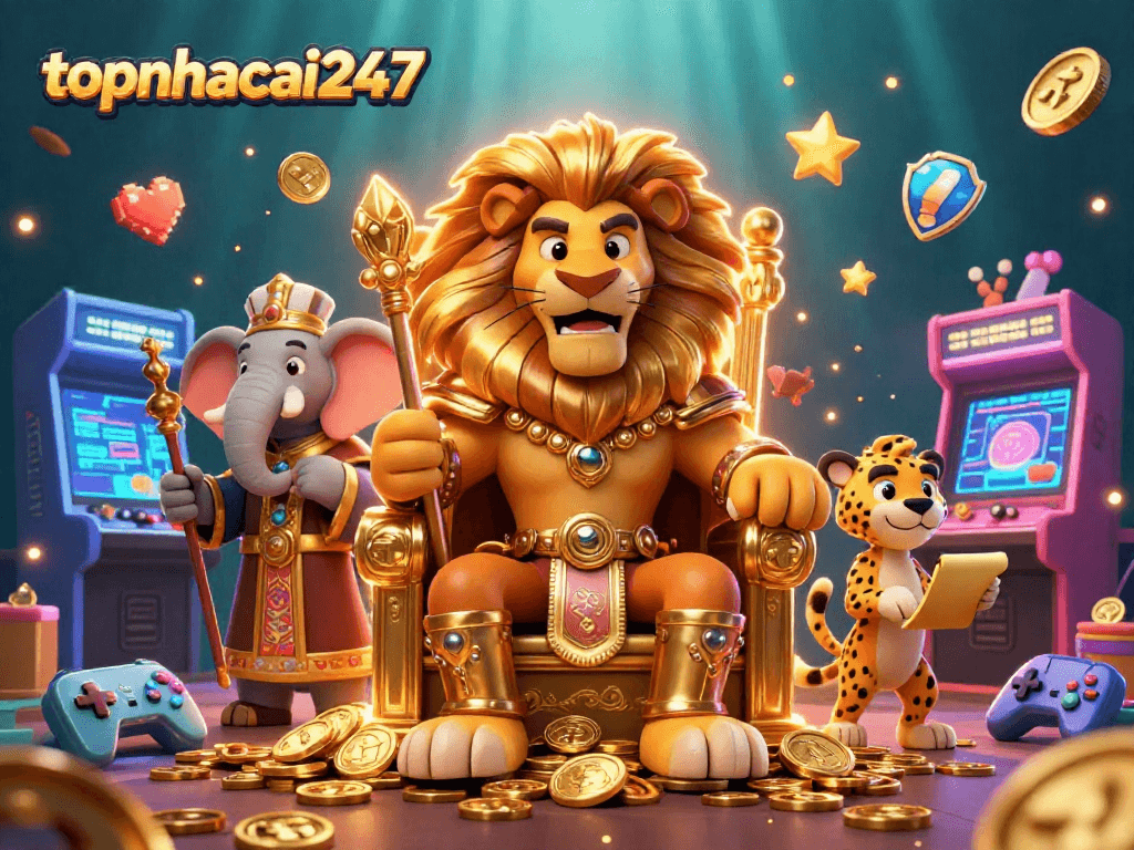 Join the excitement of topnhacai247 with vivid characters and engaging casino game elements!