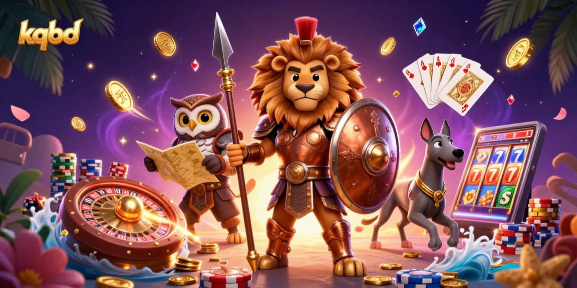 Experience kqbd results as vibrant symbols and characters come alive in an exciting casino scene.