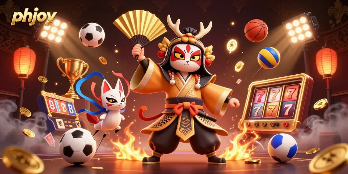 Experience thrilling gameplay with phjoy's 3D casino warriors amidst dynamic sports betting elements.