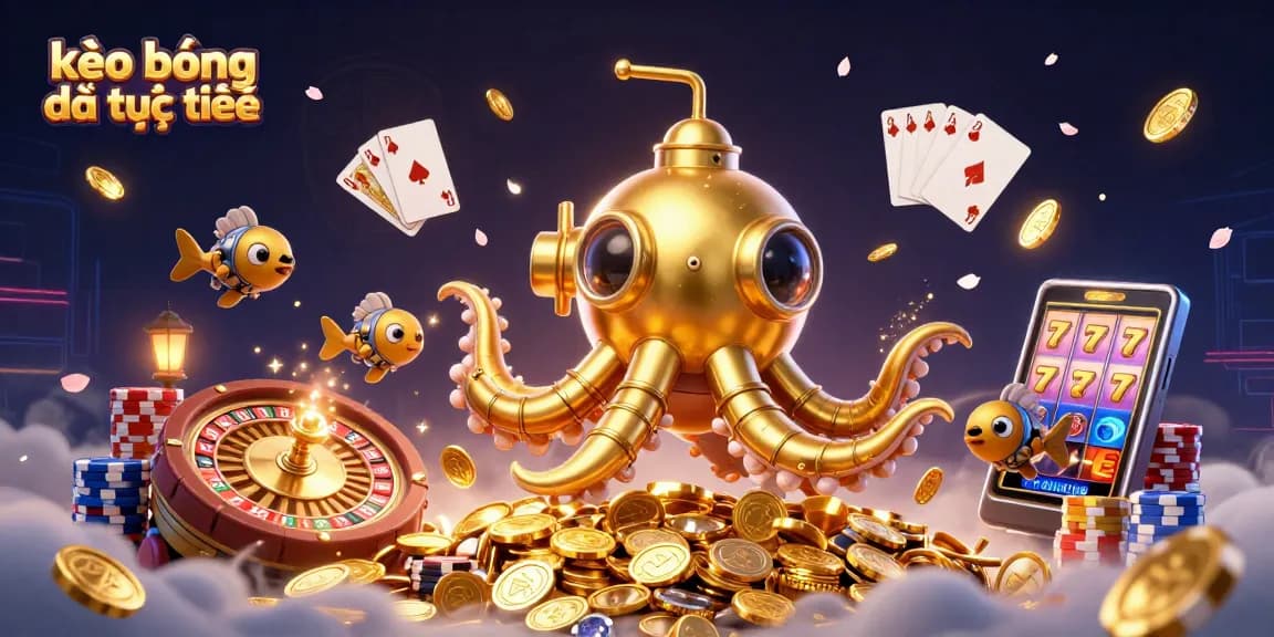 Experience the excitement of kèo bóng đá trực tuyến in an ultra-detailed 3D illustration filled with vibrant, dynamic elements.