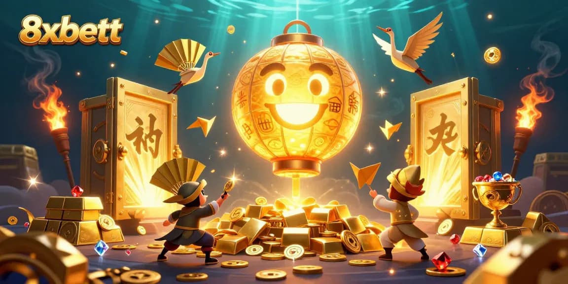Experience thrilling gaming action at 8xbett with vibrant casino spirit and dynamic treasure elements.