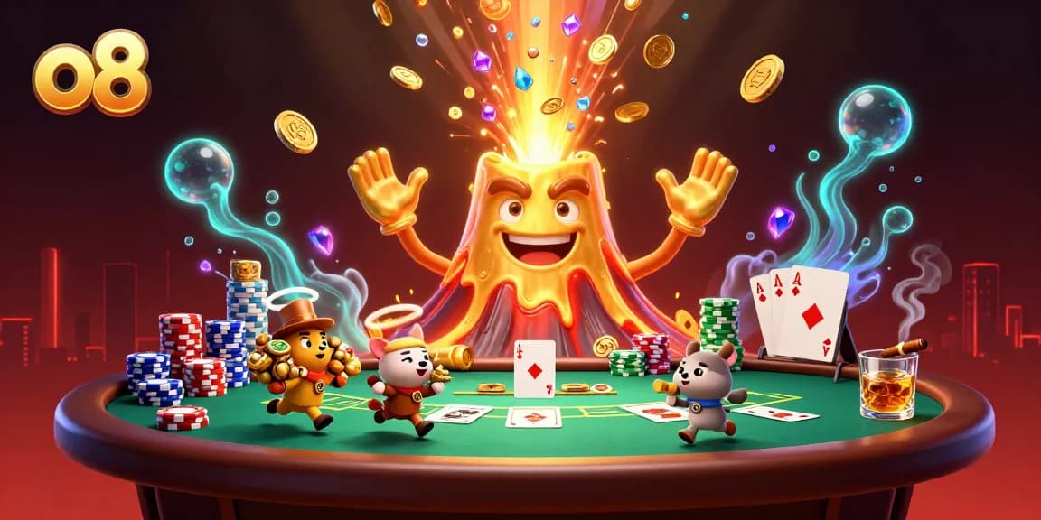 Win big at o8 with thrilling slots and poker action featuring intense gameplay!