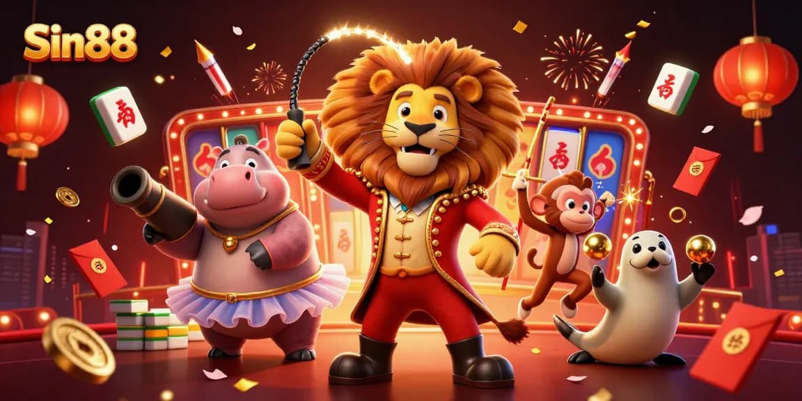 Engage in thrilling gameplay with Sin88's vibrant casino world featuring amazing characters.