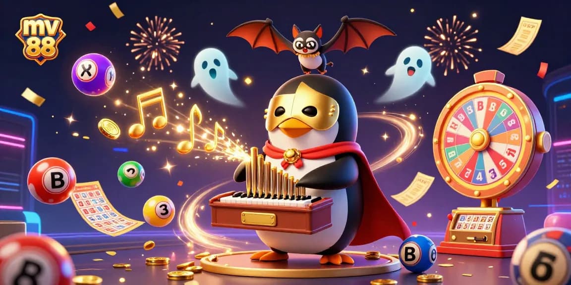 Experience the excitement at mv 88 with a vibrant casino scene showcasing rich games and lavish rewards.