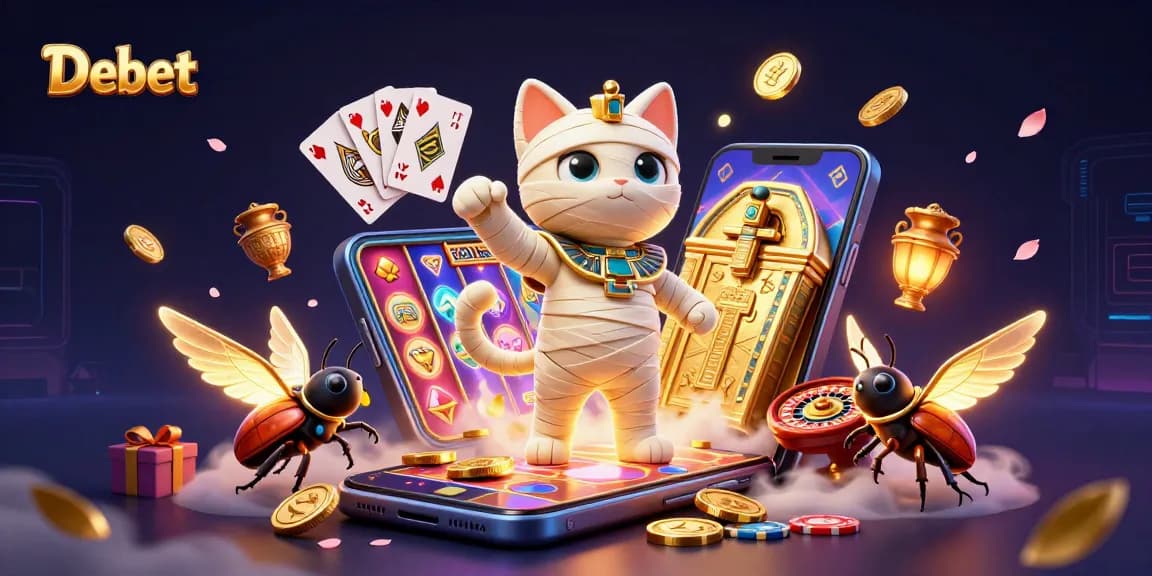 Experience thrilling gameplay as Debet offers an engaging slot adventure with vibrant characters.