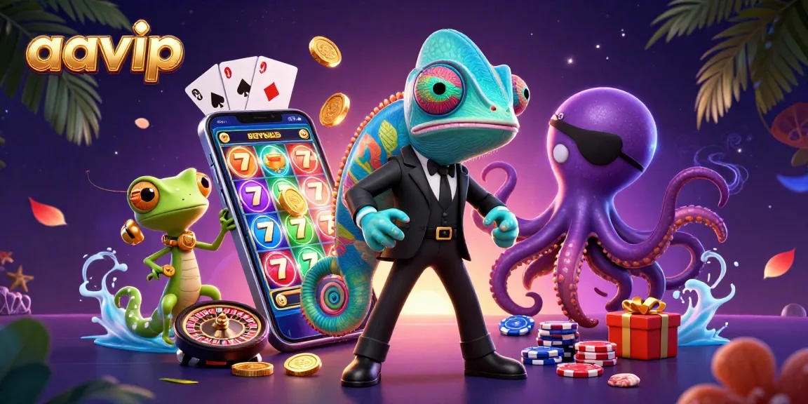 AAVIP offers thrilling gambling with engaging slot games, colorful reels, and fun gameplay elements.