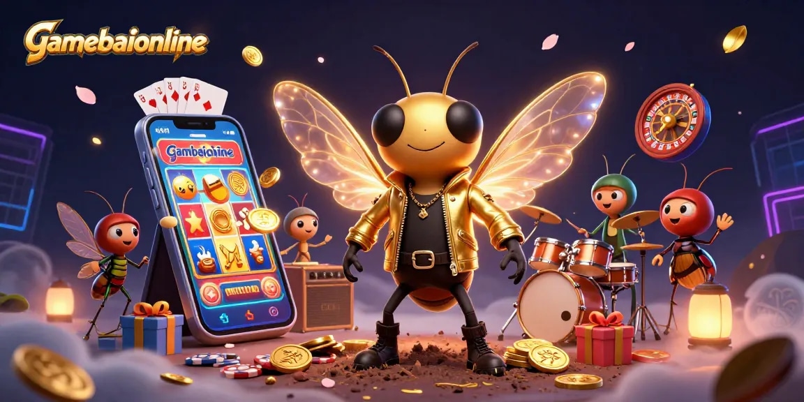 Experience thrilling gameplay at gamebaiionline with a lively casino adventure featuring animated characters and vibrant game elements.