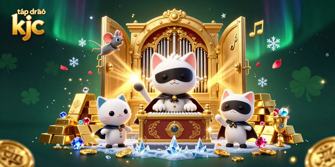 Experience the vibrant world of tập đoàn kjc with dazzling treasures and enchanting characters in this dynamic casino scene.