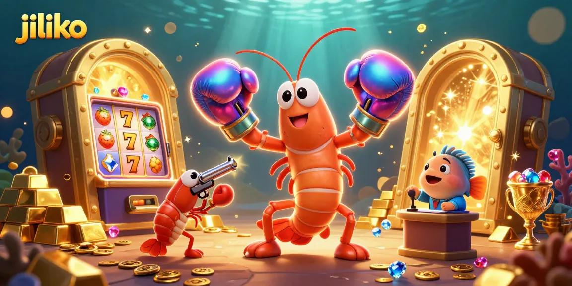 Experience thrilling games and jackpots at Jiliko with vibrant characters in an exciting underwater casino.