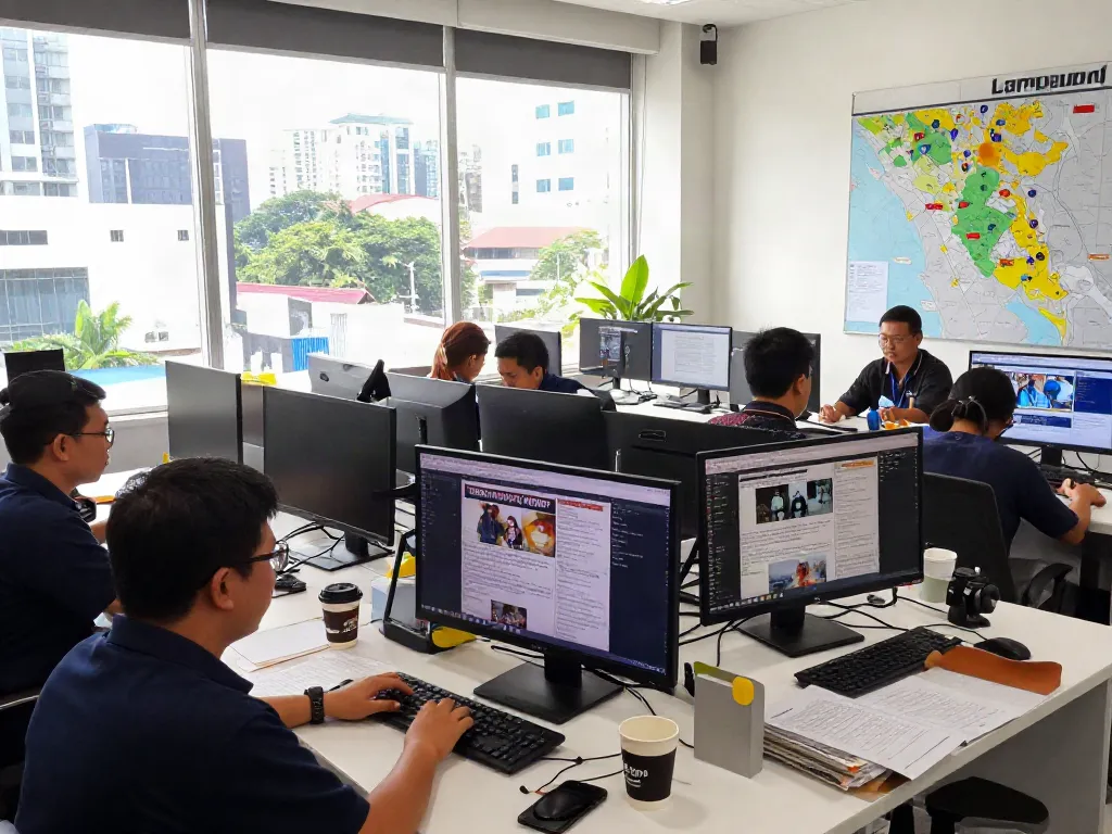 Dynamic newsroom at lornematthews.com focused on Lampung news updates