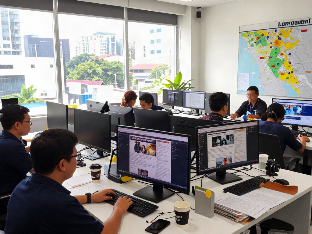 Dynamic newsroom at lornematthews.com focused on Lampung news updates