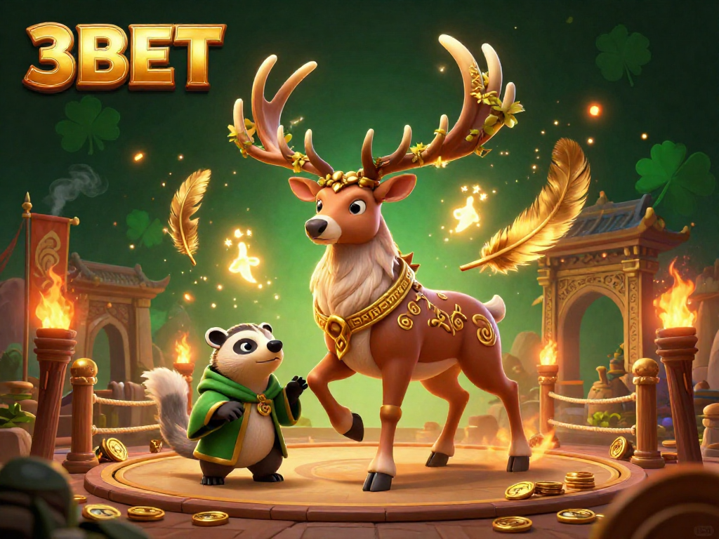 3BET showcases dynamic betting excitement with detailed casino elements in a vibrant fantasy scene.