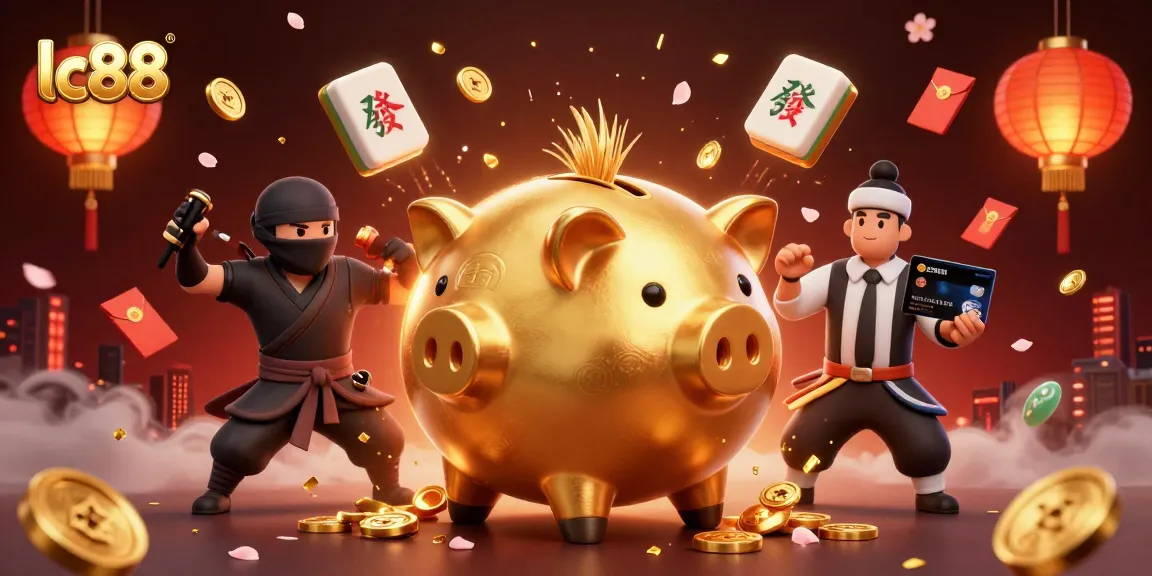 Engage in exciting gameplay with lc88's vibrant casino scene featuring dynamic characters and game elements.