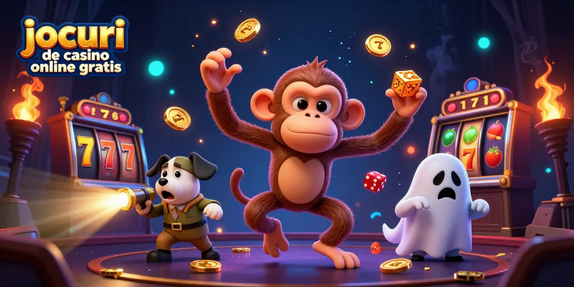 Joacă jocuri de casino online gratis cu păcănele și câștiguri atractive în acest ilustrativ 3D vibrant.