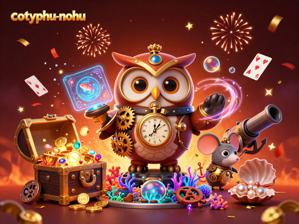 Engage in thrilling gameplay with cotyphu-nohu surrounded by vibrant casino elements.