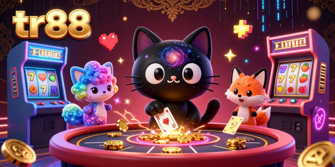 Experience thrilling gameplay at tr88 with a cosmic casino featuring unique characters and vibrant game elements.