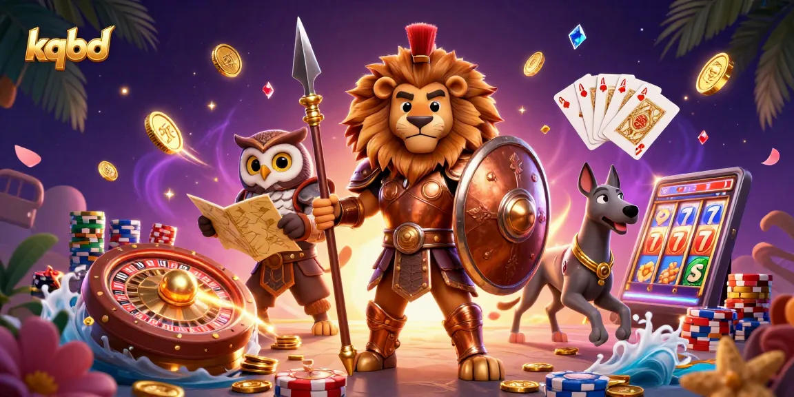 Experience kqbd results as vibrant symbols and characters come alive in an exciting casino scene.