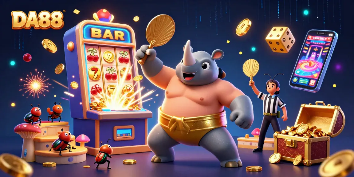 Experience thrilling gameplay with DA88-powered slot machines and a dynamic beetle championship.