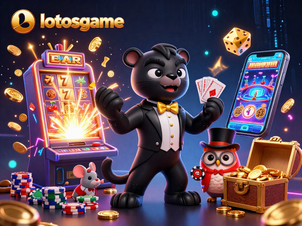 Join the action with lotosgame and experience thrilling casino adventures among vivid characters!