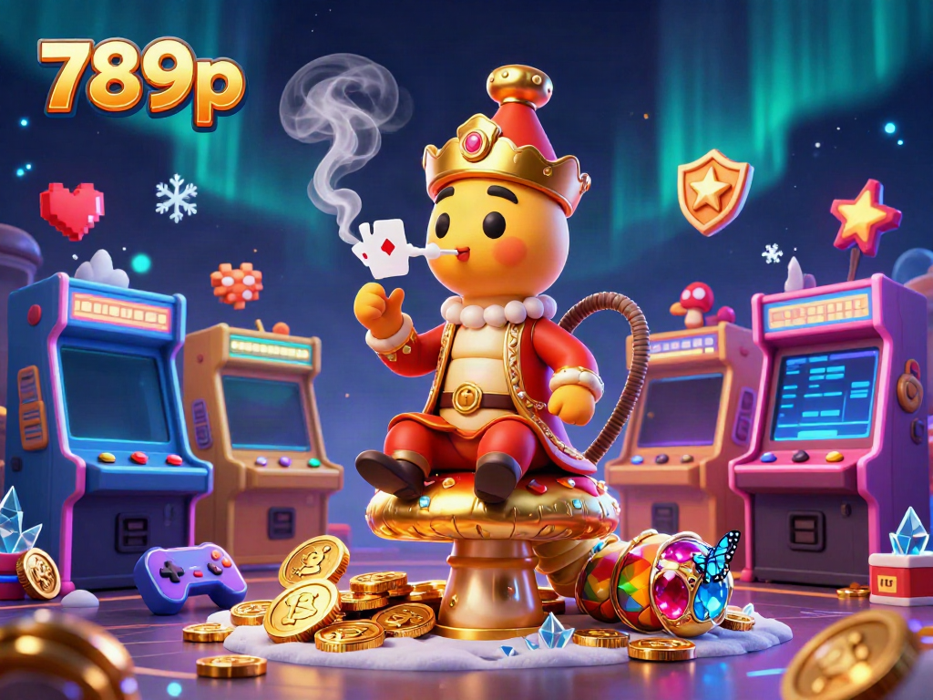 Experience thrilling gaming features in 789p’s vibrant 3D illustration with engaging characters and casino elements.
