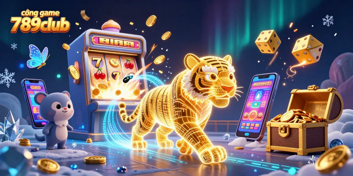 Experience the thrill with cổng game 789club, featuring vibrant casino scenes and exciting rewards.