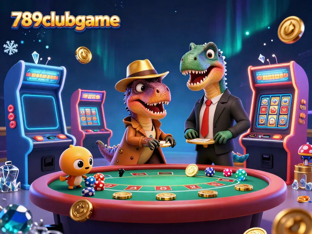 Experience the action at 789clubgame with a velociraptor card counter and dynamic game elements!