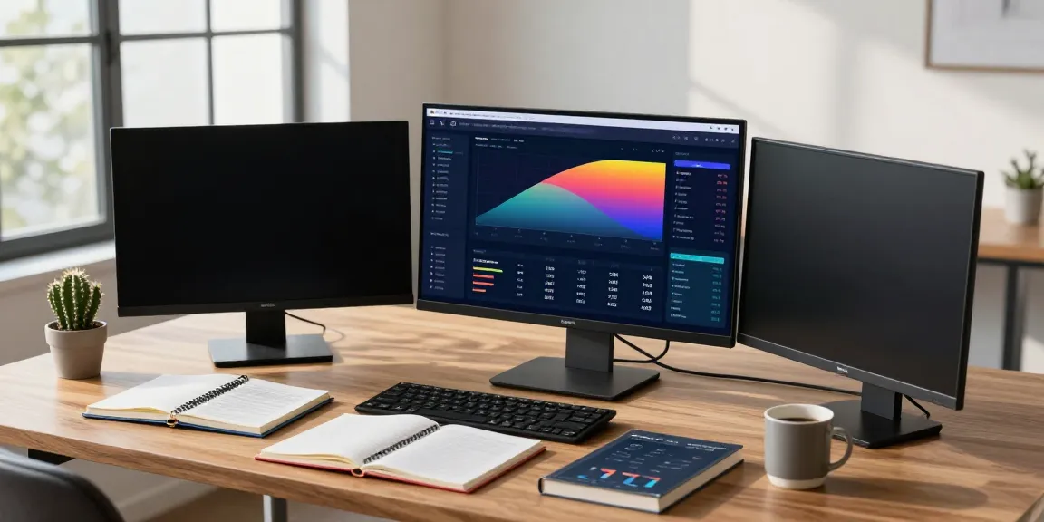 SEO expert analyzing instant indexing data at a digital marketing workspace.