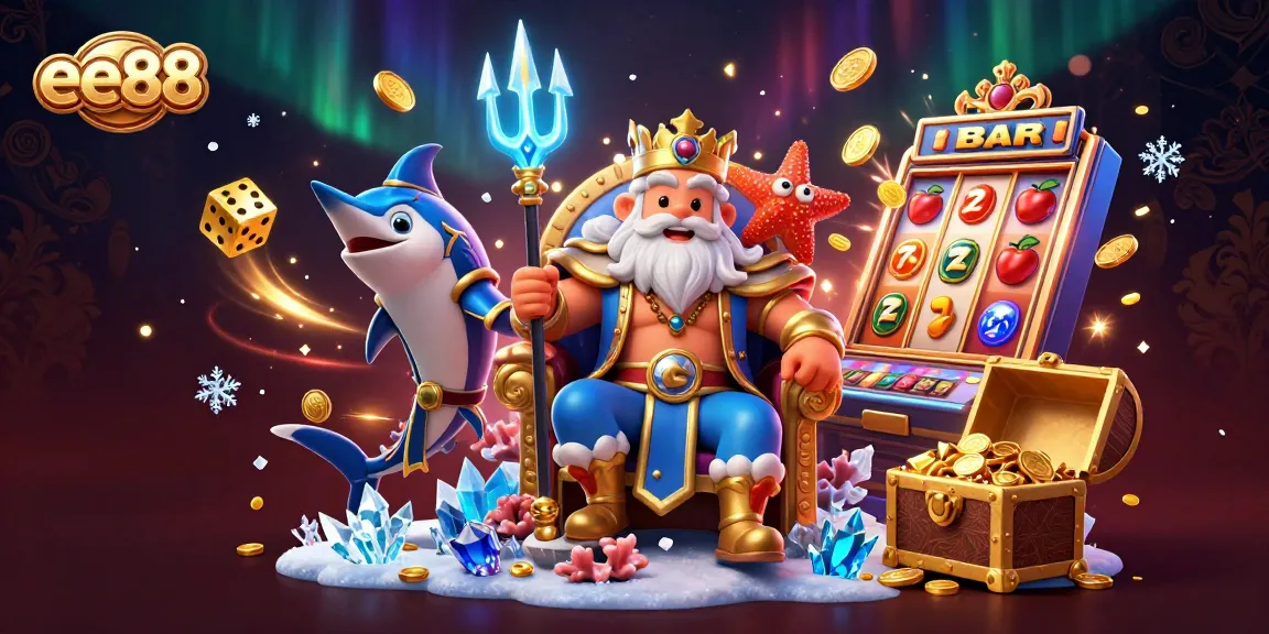 Experience the thrill of ee88 with vibrant 3D casino elements and a lively atmosphere.