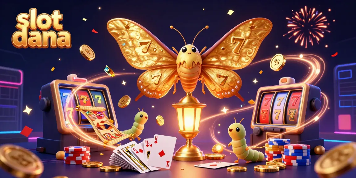 Experience the thrill of slot dana with a vibrant 3D casino scene showcasing golden treasures and lucky symbols.