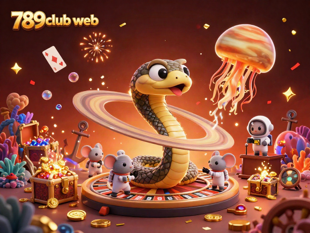 Experience thrilling betting at 789club web, with cosmic elements and vibrant casino imagery.