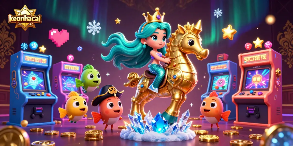 Engage in thrilling gameplay at keonhacai with vibrant casino elements and enchanting characters.