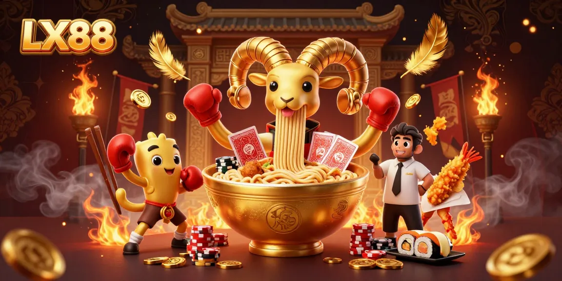 Experience thrilling gameplay at LX88 with dynamic characters battling in an exciting online casino setting.