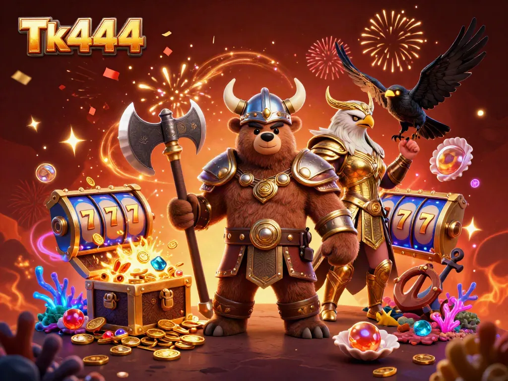 Win big with Tk444 as you play through thrilling casino games surrounded by treasure and adventure.