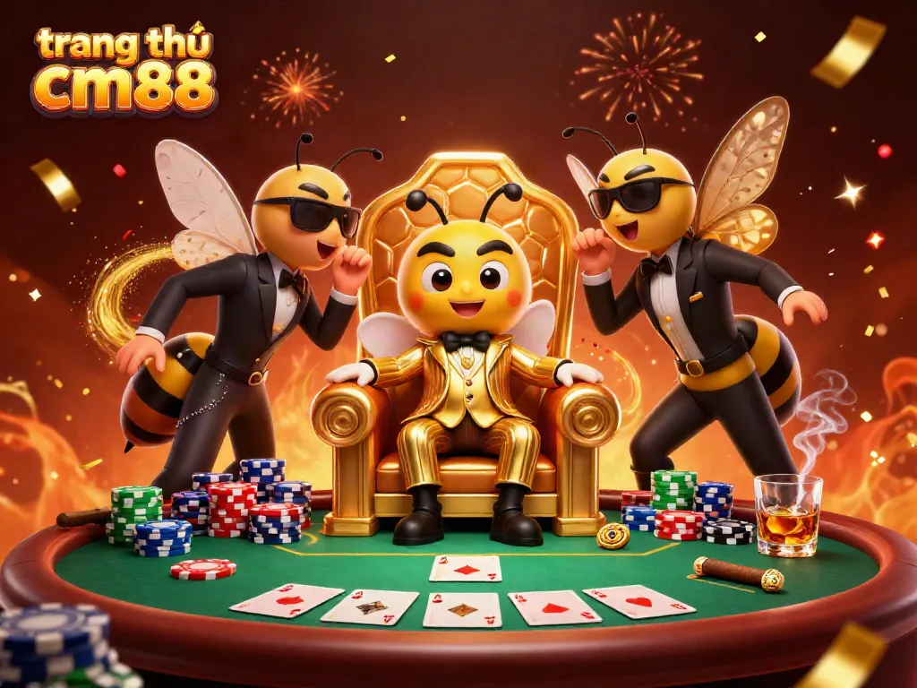 Experience the excitement of trang chủ cm88 featuring a casino scene with a bumblebee mob boss.