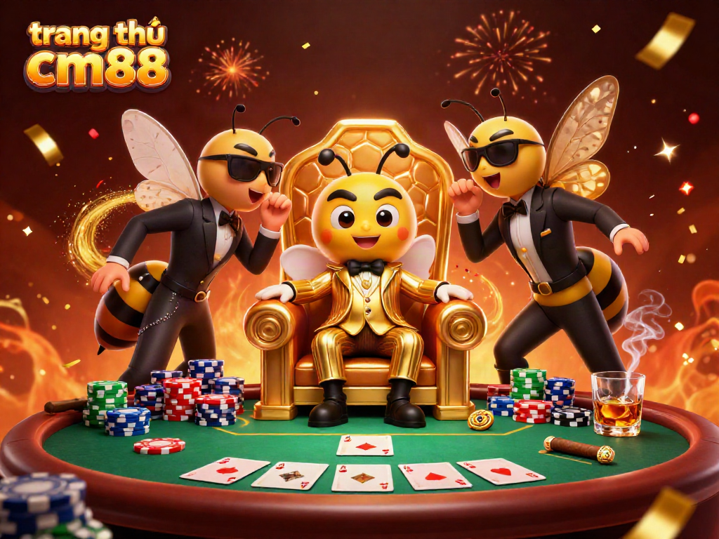 Experience the excitement of trang chủ cm88 featuring a casino scene with a bumblebee mob boss.