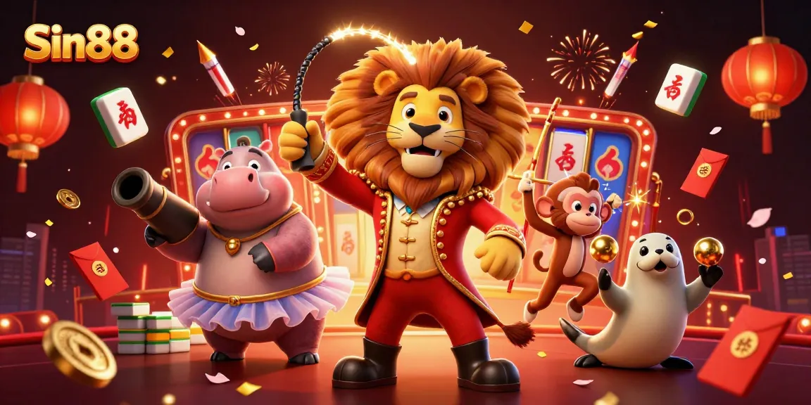 Engage in thrilling gameplay with Sin88's vibrant casino world featuring amazing characters.