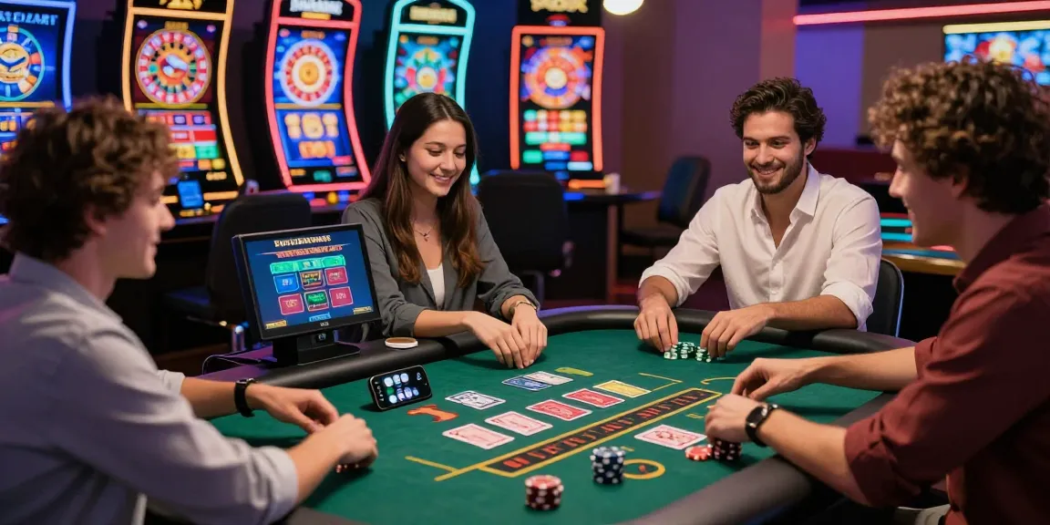 Diverse players enjoying a lively game on Dewavegas online casino platform with vibrant graphics and user-friendly design.