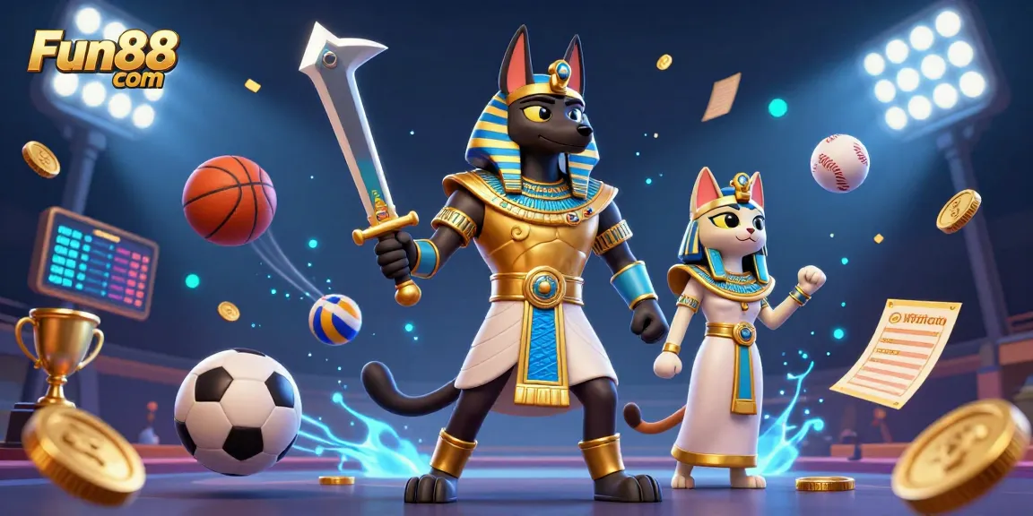Join the excitement at Fun88 com as Anubis and Bastet immerse you in dynamic casino action.