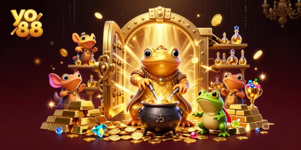 Experience the magic of yo 88 as the golden salamander alchemist turns gold for gamers.