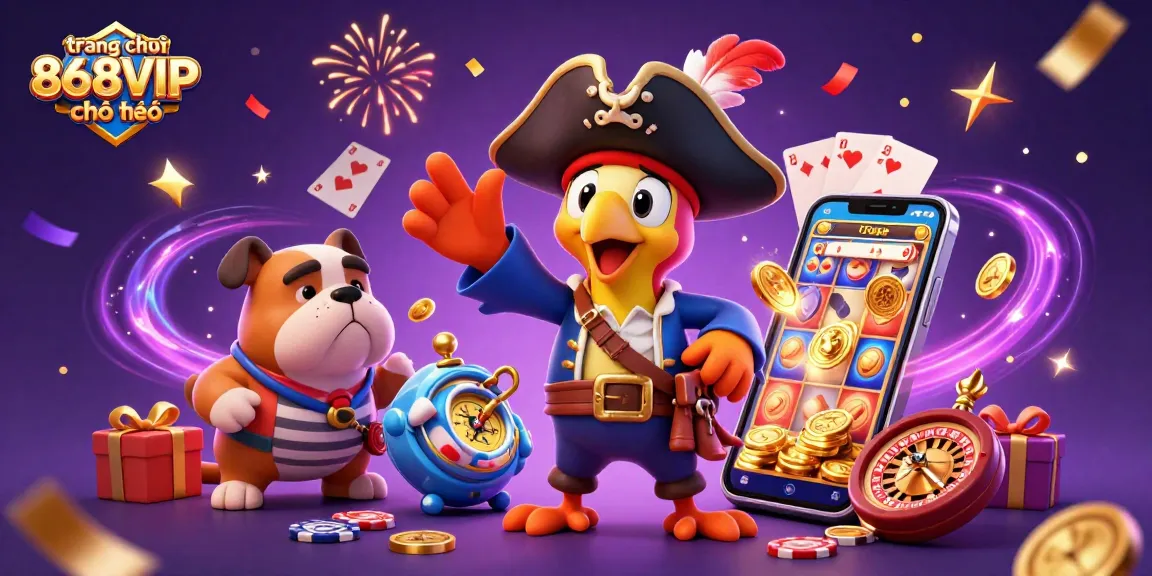 Engage with the excitement of trang chủ 868VIP chính thức featuring lively characters and dynamic gaming elements.