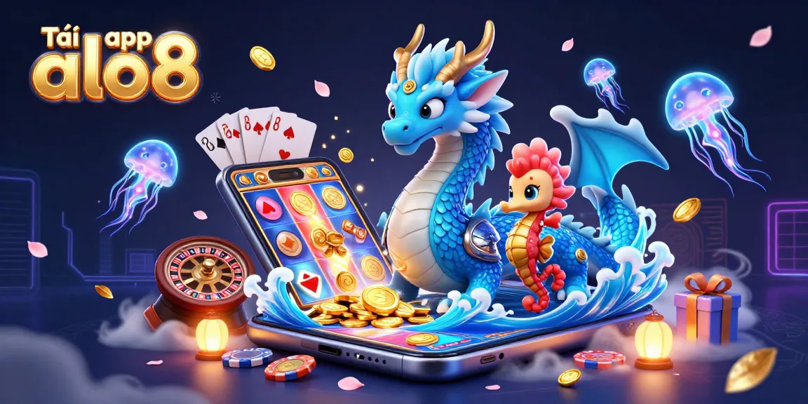 Engage in the adventure of Tải app alo8 with vibrant slot games and animated characters.