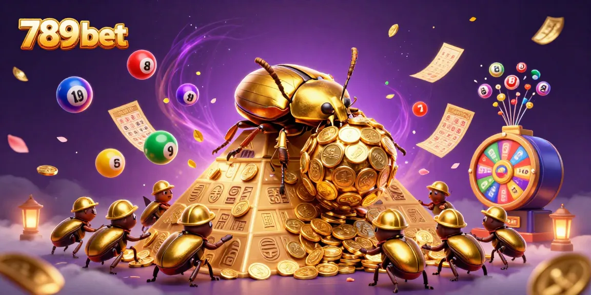 Experience the thrill of 789 bet with vibrant colors and dynamic casino elements in a stunning 3D illustration.