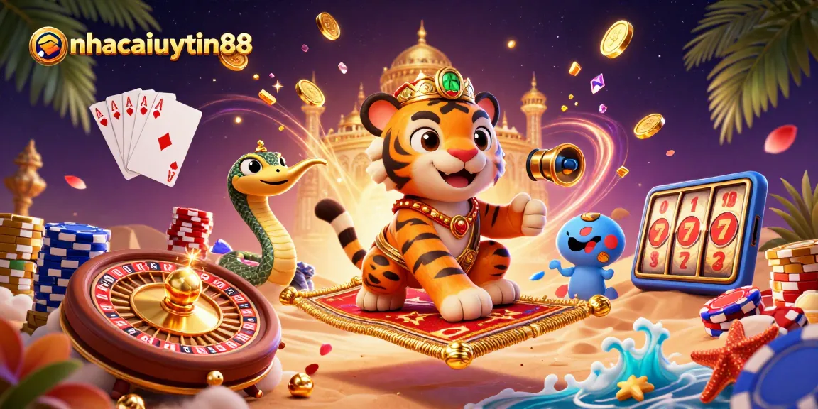 nhacaiuytin88 offers thrilling casino experiences with vibrant characters and dynamic gaming elements.
