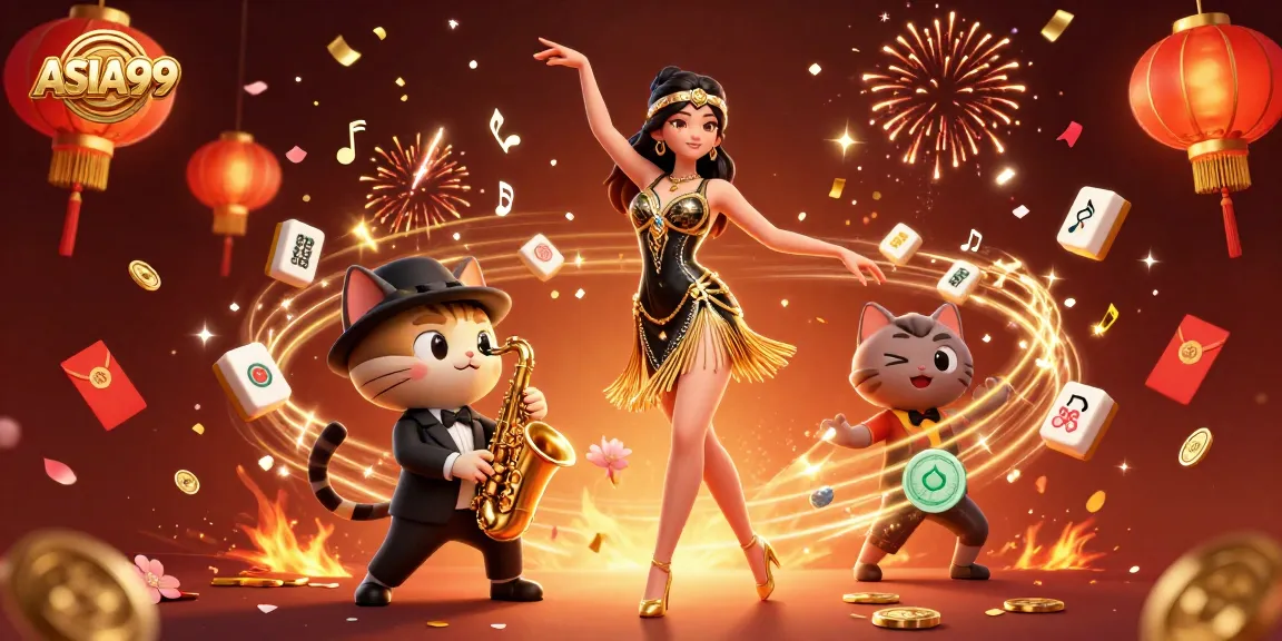 Experience thrilling moments with ASIA99, capturing the excitement of online gambling festivities.