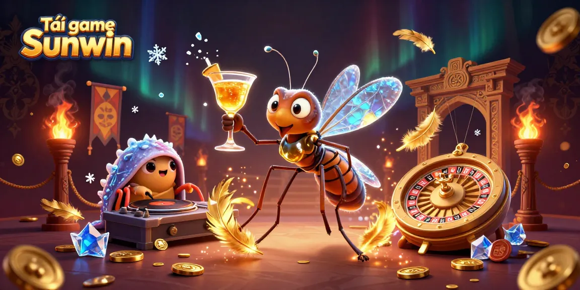 Play Tải game Sunwin with dynamic characters in a captivating casino-themed scene.