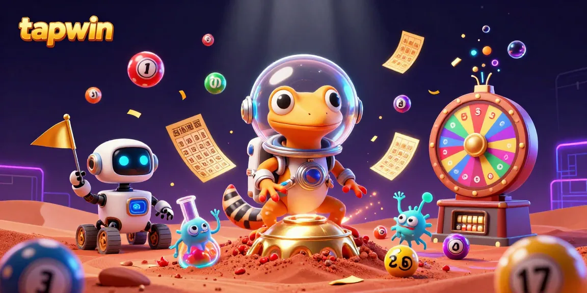 Engage with tapwin's casino adventure as a Martian gecko discovers a golden casino on Mars!