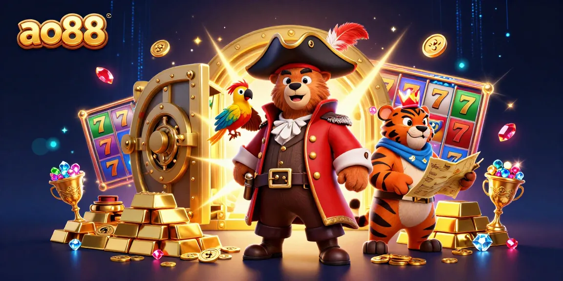 Play thrilling games at ao88, featuring dynamic characters and exciting slot elements for a captivating experience.