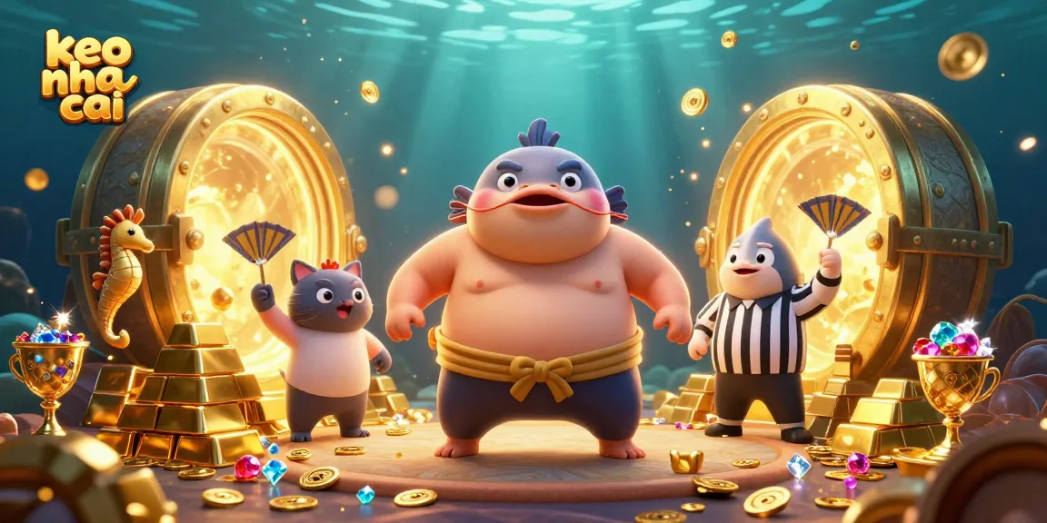 Engage with exciting keo nha cai as the fugu battles in an underwater casino adventure.